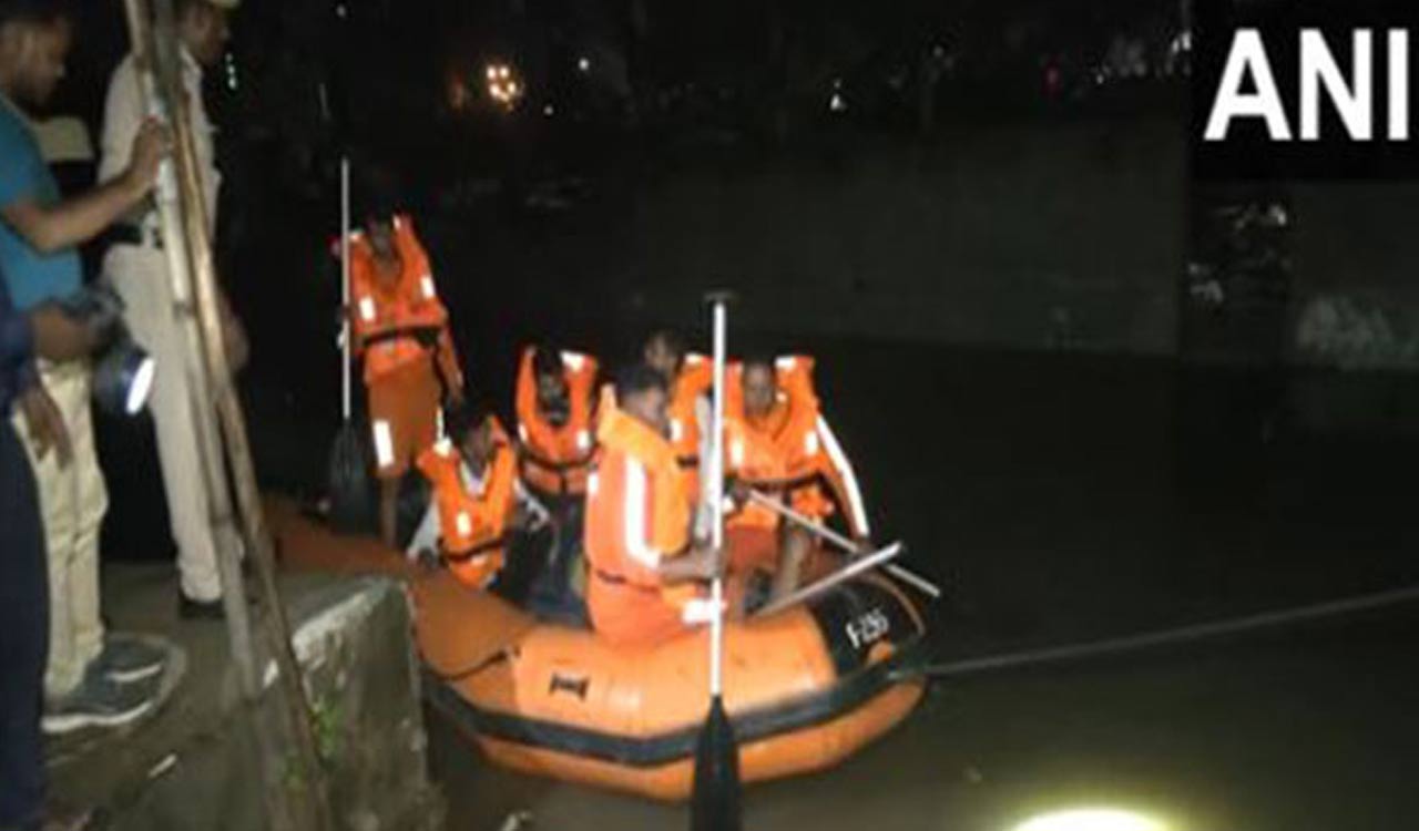 NDRF conducts rescue operation in Delhi’s Pragati Maidan as Yamuna River floods
