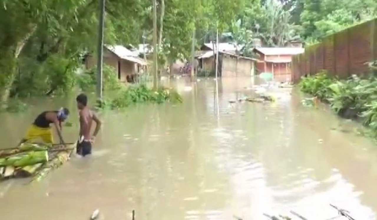 Sivasagar dist of Assam faces devastating floods, affecting nearly 18,000 people
