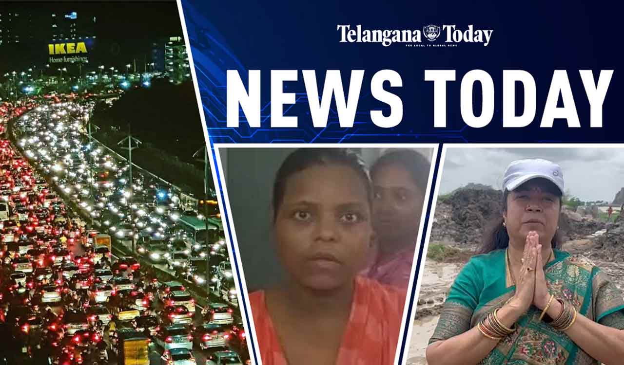 Bhadrakali Lake Breach Bund Update, Hyderabad Traffic, West Bengal Crime, And Others