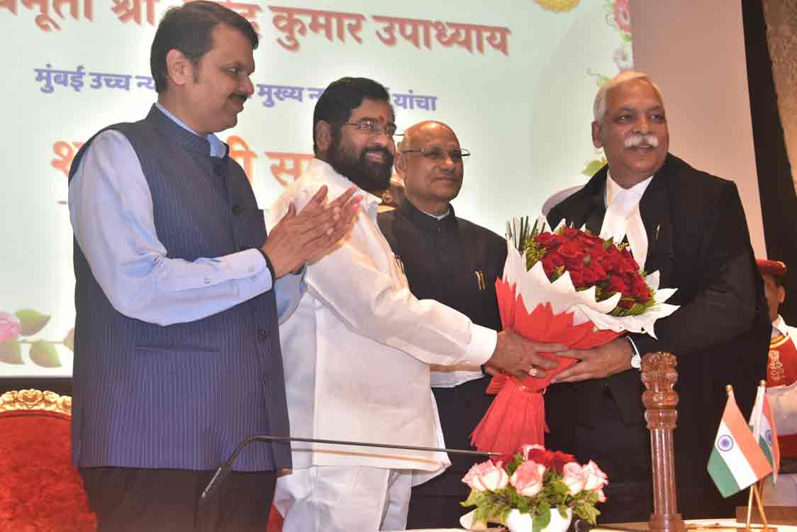 Justice Devendra Kumar Upadhyay takes oath as Chief Justice of Bombay ...