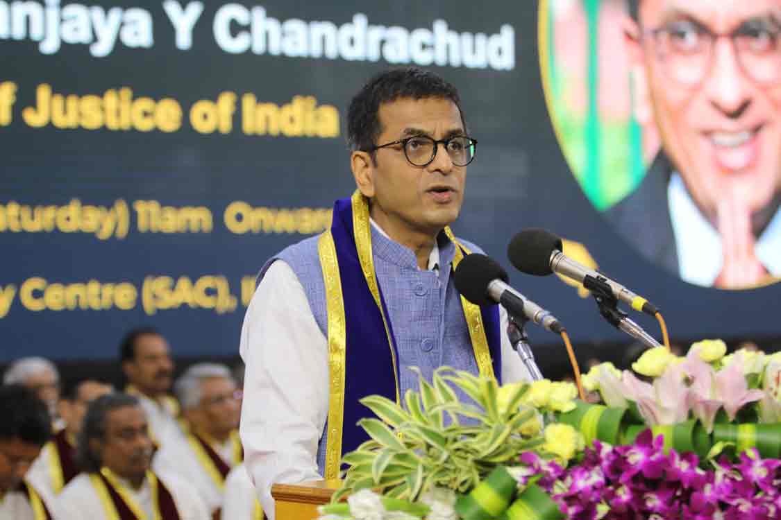 CJI cautions against misusing tech, social media, and AI for harmful purposes