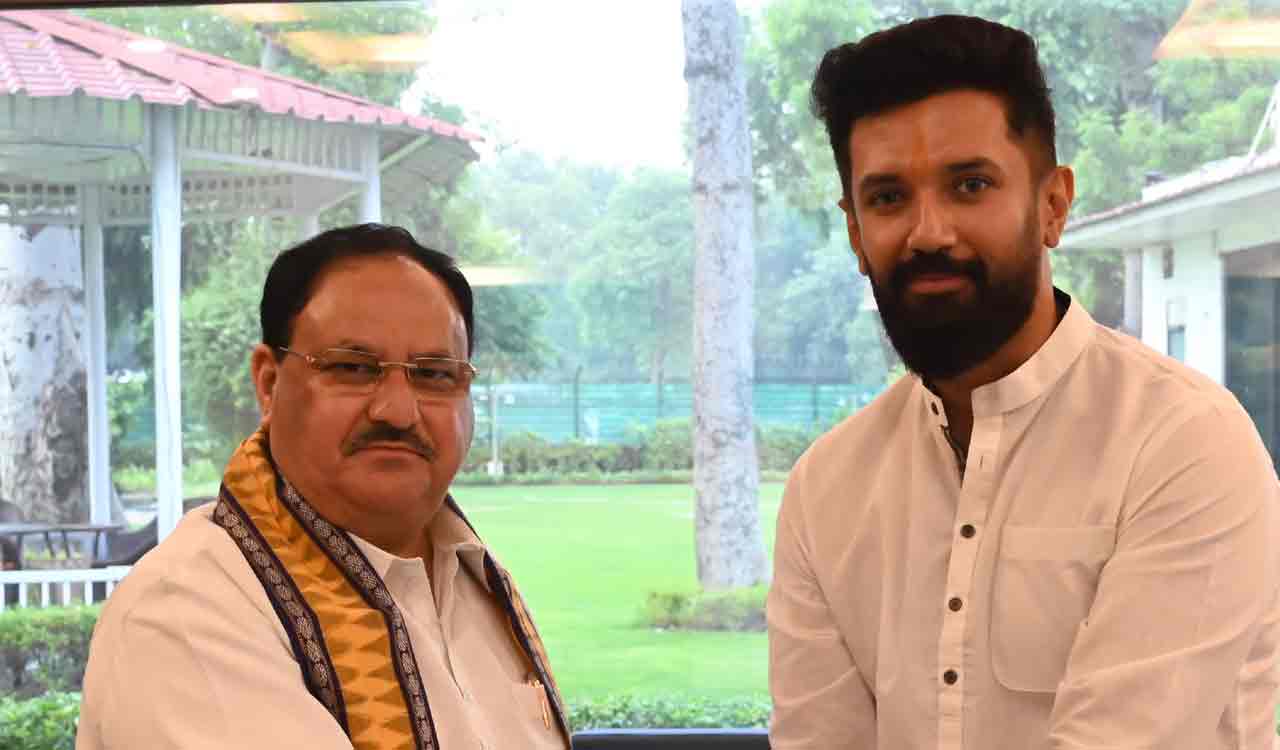 Chirag Paswan has decided to join NDA: BJP chief Nadda