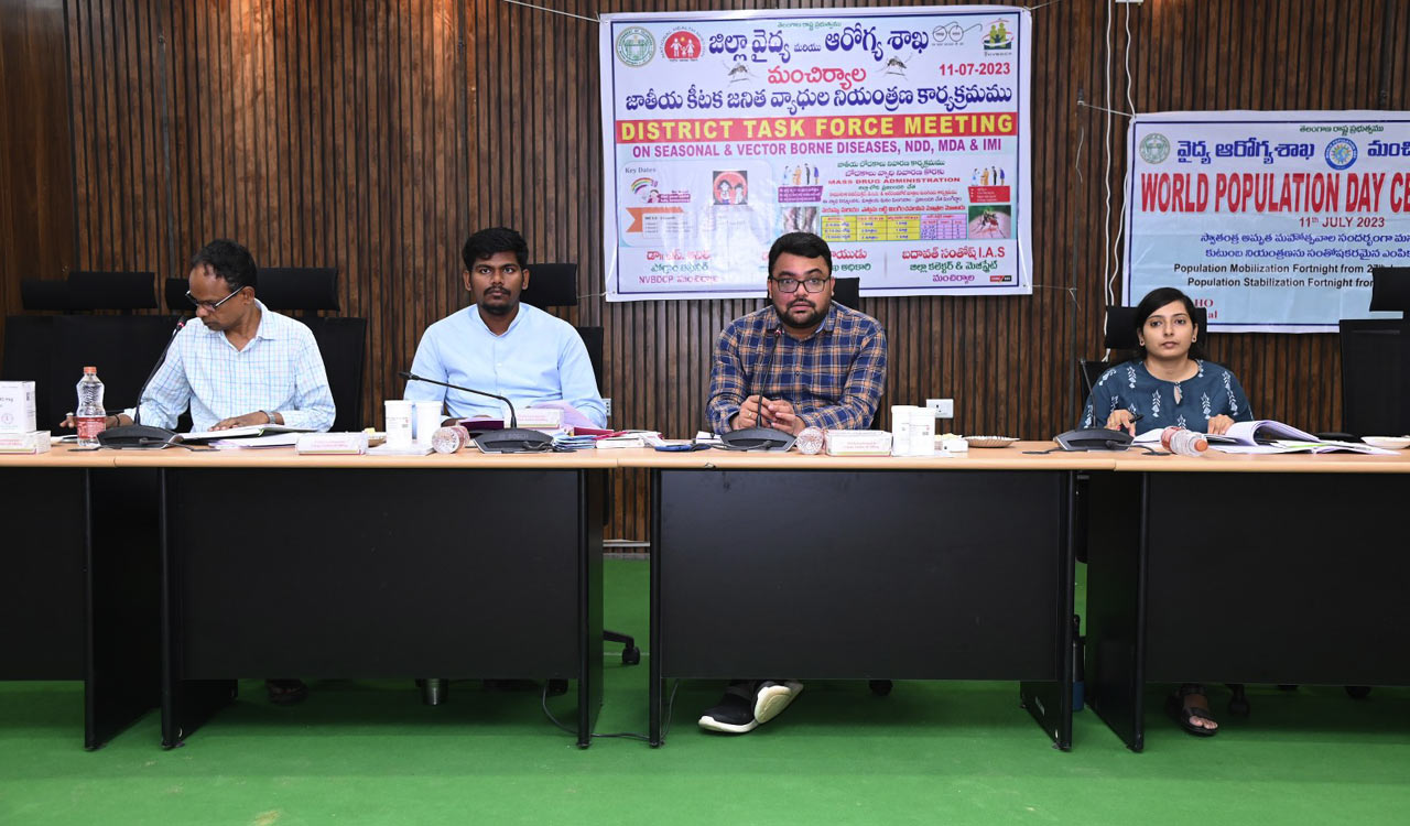 Measures being taken to prevent seasonal diseases in Mancherial: Collector Badavath Santosh