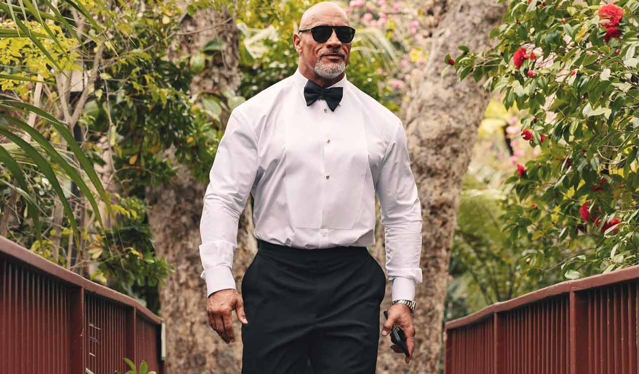 Dwayne Johnson surprises daughters with painted toenails