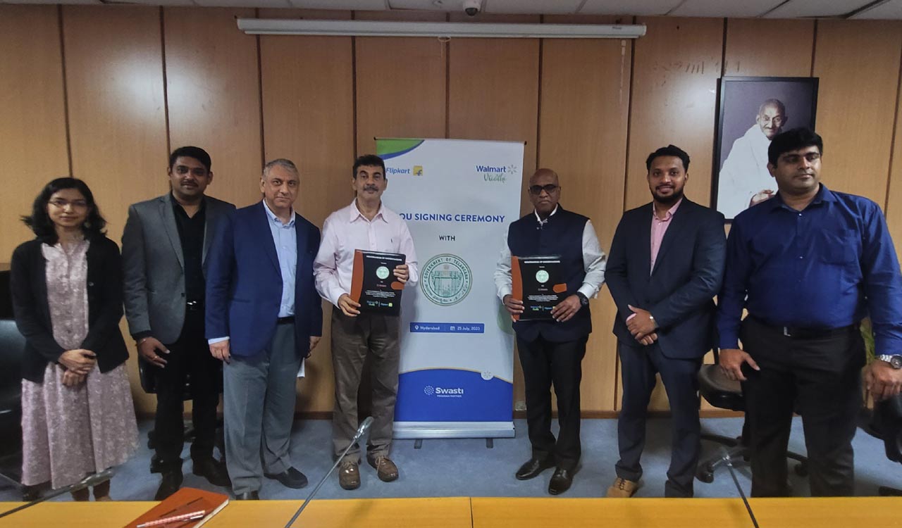 Walmart, Flipkart sign MoU with Telangana Govt to upskill, support local MSMEs