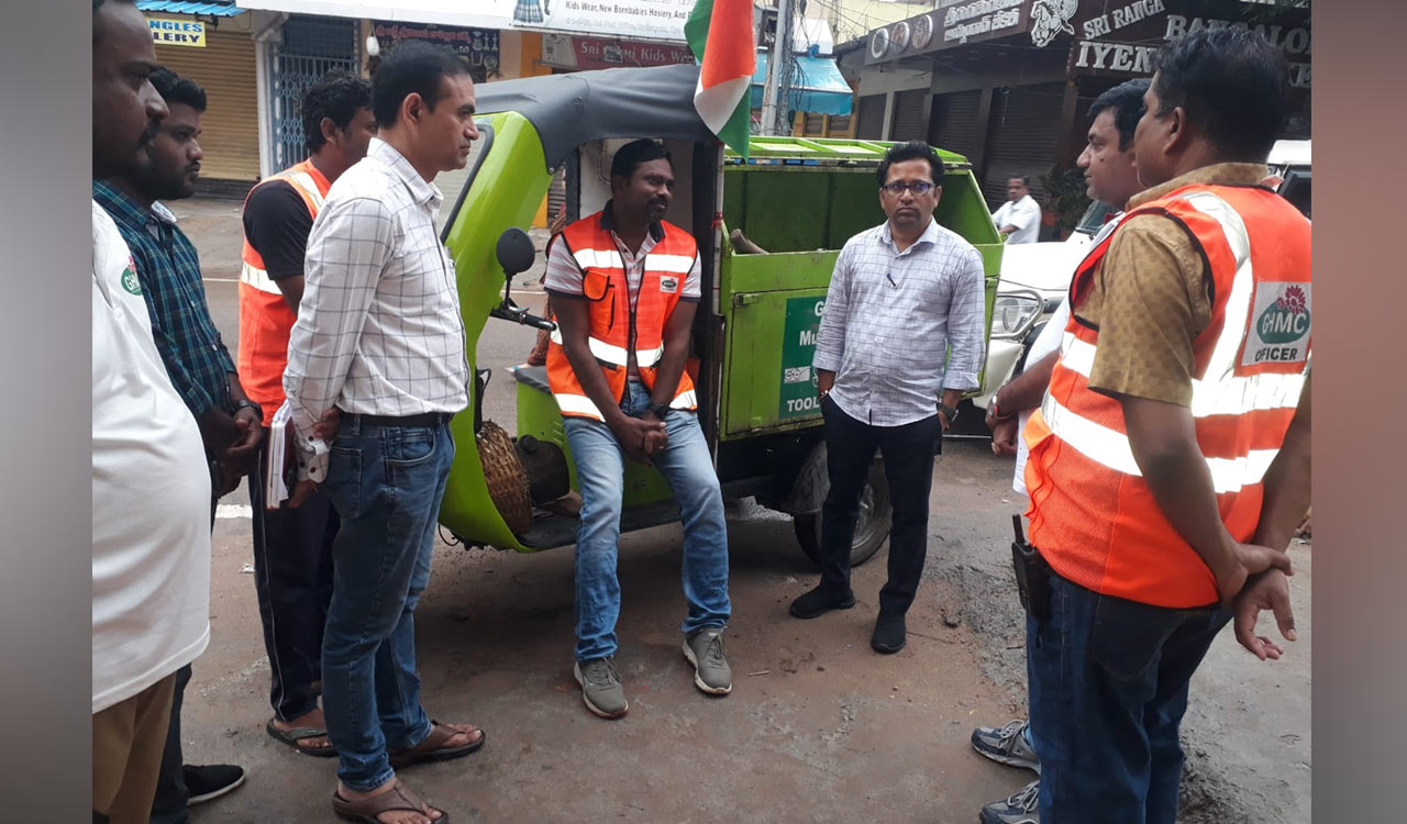 GHMC Commissioner hits Hyderabad streets, takes stock of civic body’s functioning