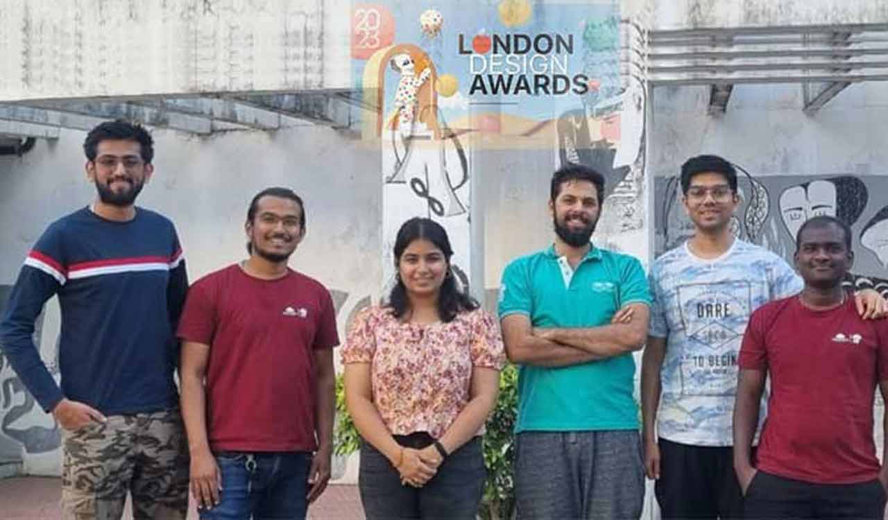 IIIT-Hyderabad students bags silver in London Design Awards 2023