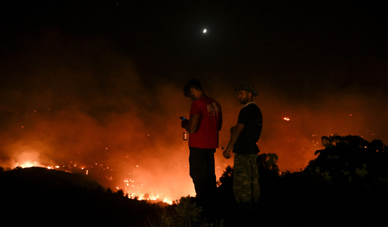 Over 3,000 people evacuated due to wildfire in France