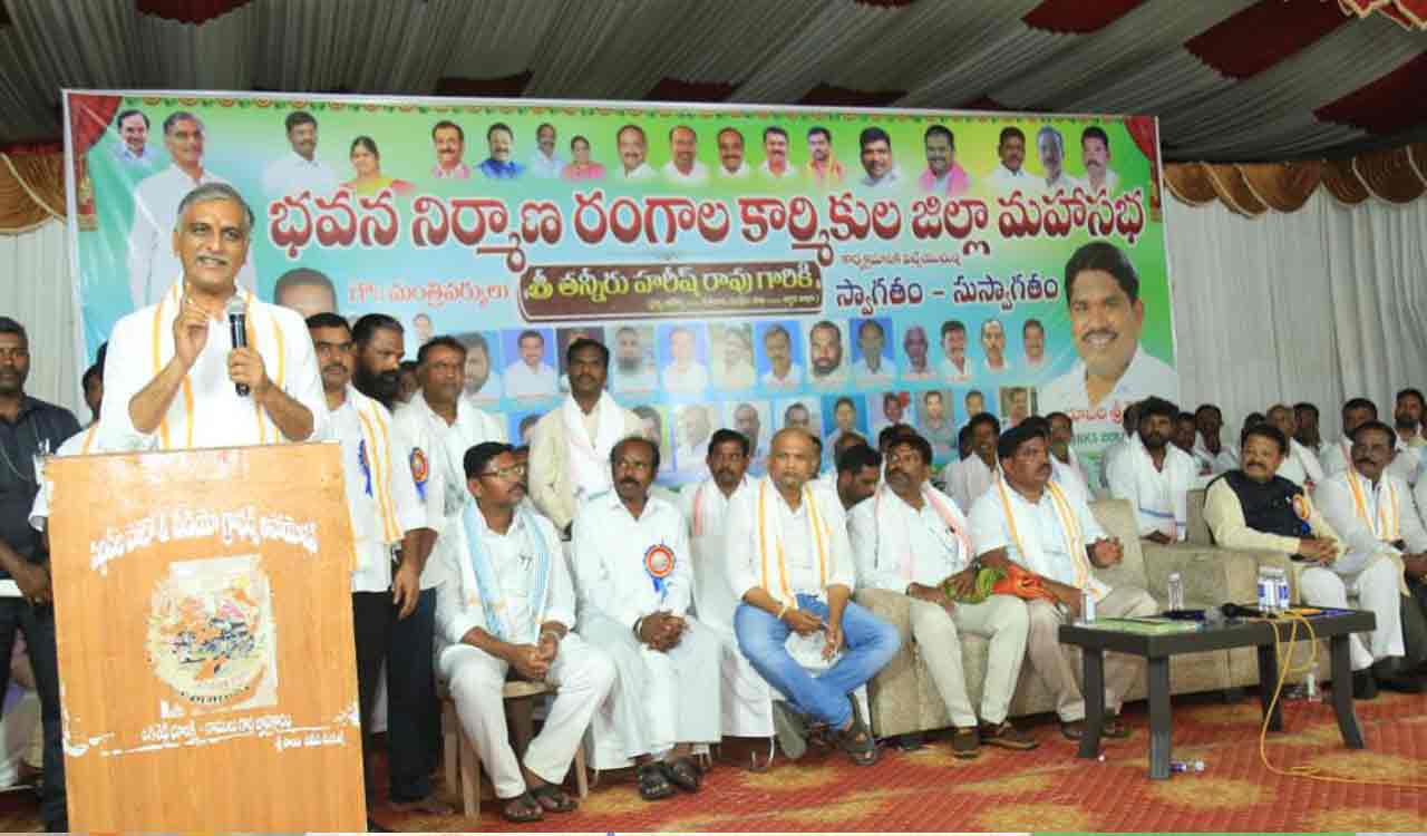 Karmika Bima assistance to be enhanced to Rs.3 lakh: Harish Rao