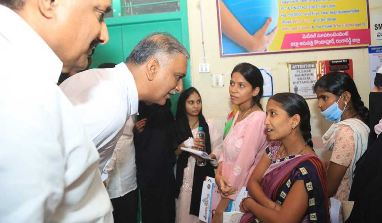 Harish Rao launches 134 Diagnostic Tests in T-Diagnostics, revolutionizing healthcare in Telangana