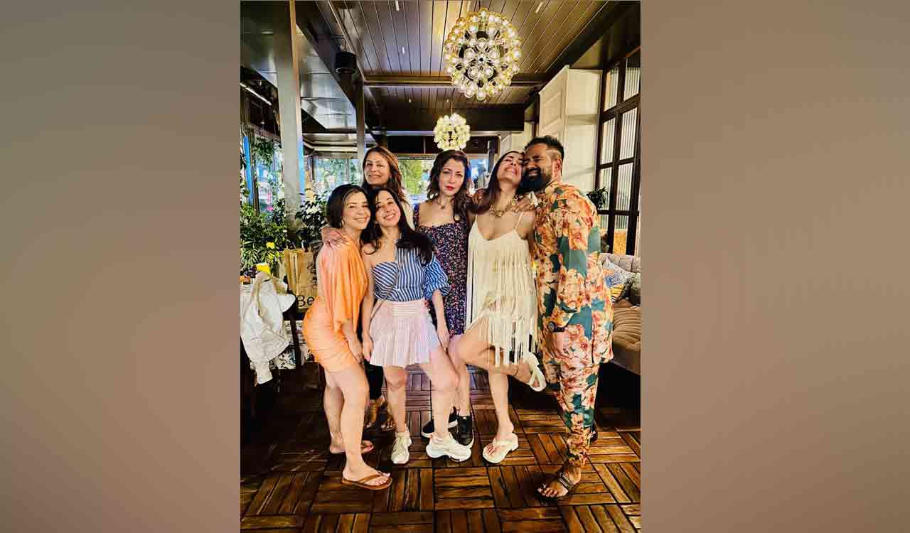 Malaika Arora and Aditi Govitrikar having a magical time in Baku