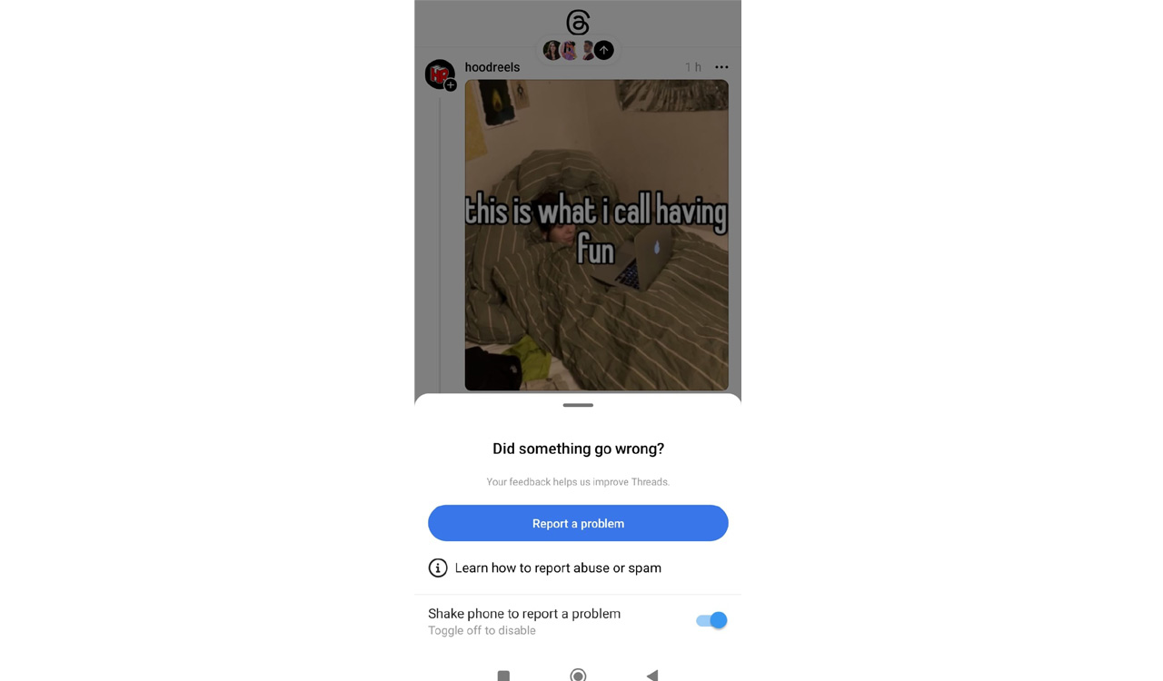 Instagram’s ‘Rage Shake’ feature now accessible on Threads app