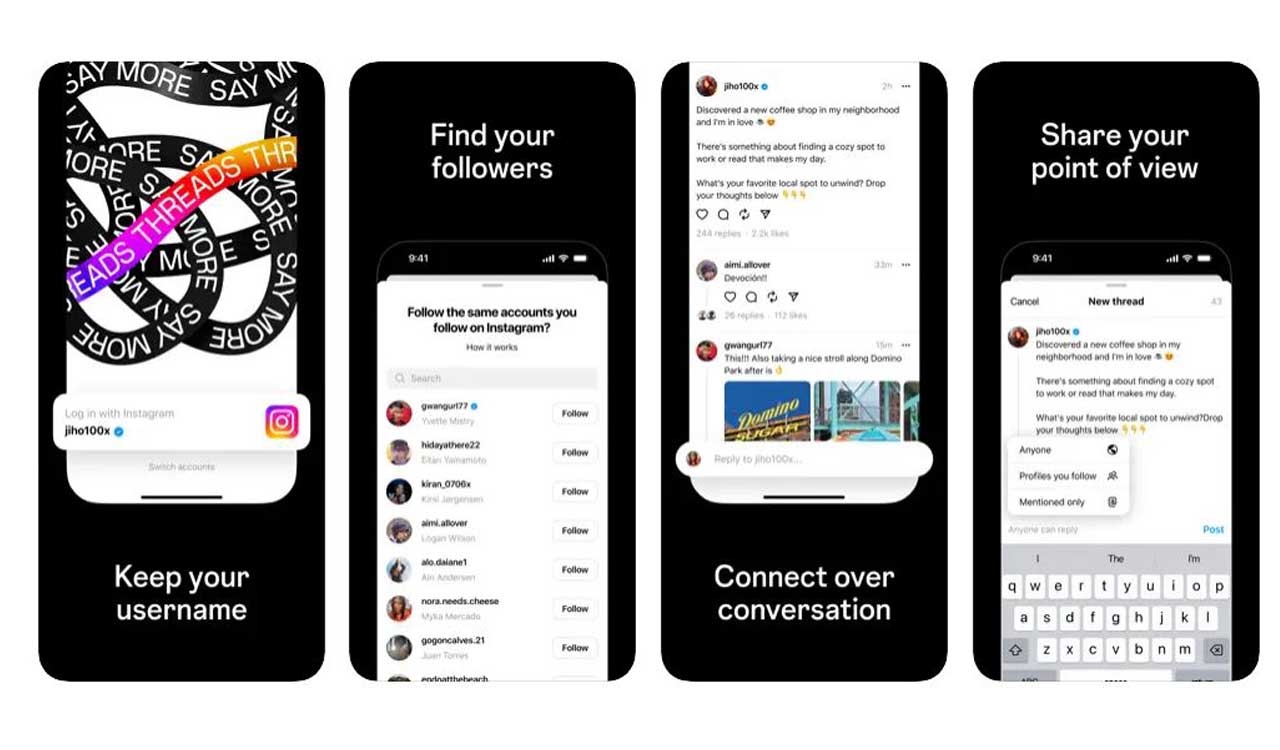 Instagram’s Threads app now live, crosses 2million sign-ups in two hours