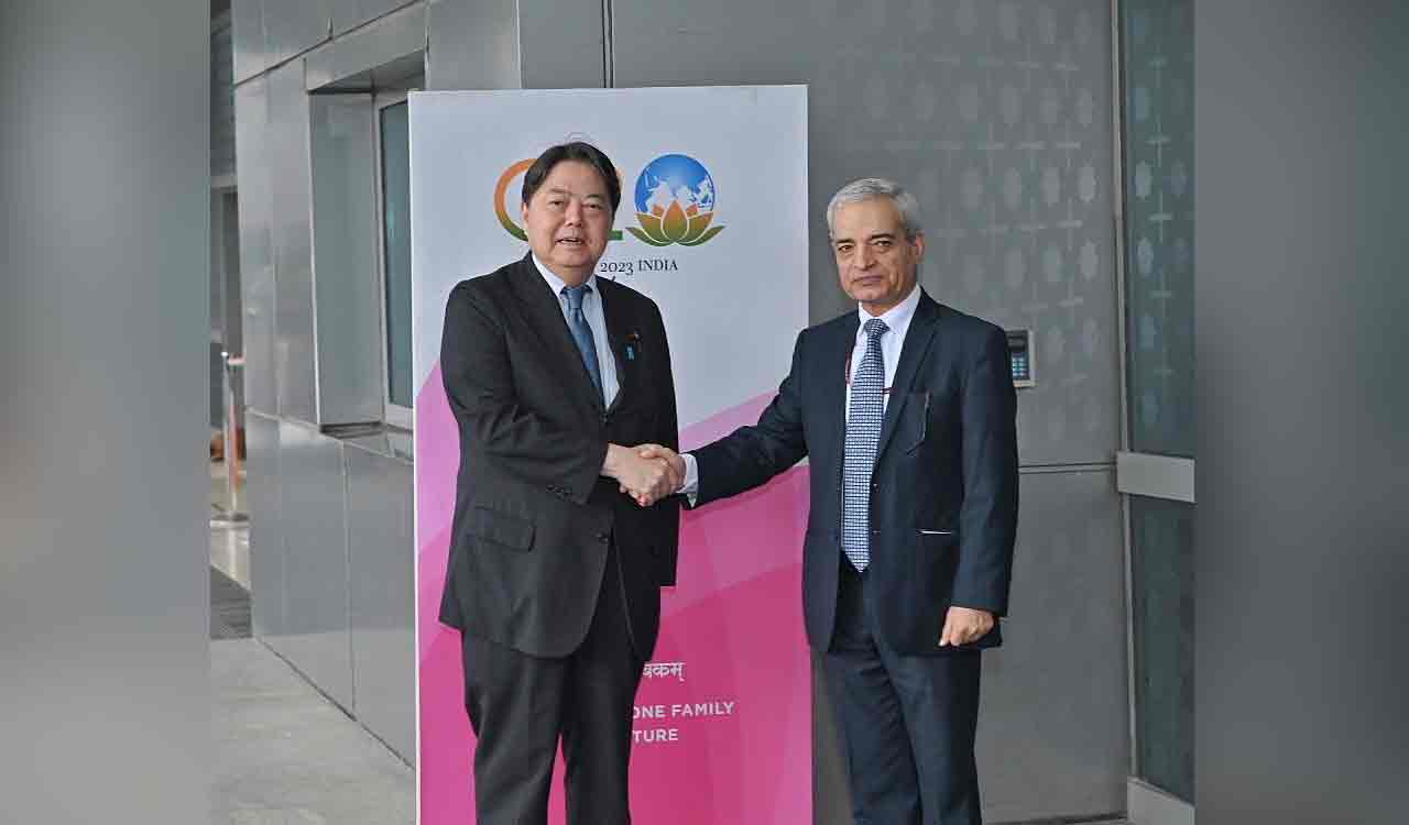 Japanese Foreign Minister Hayashi arrives in Delhi on two-day visit