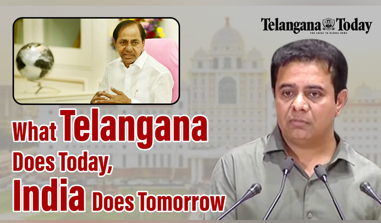 What Telangana Does Today, India Does Tomorrow: KTR | Telangana Development