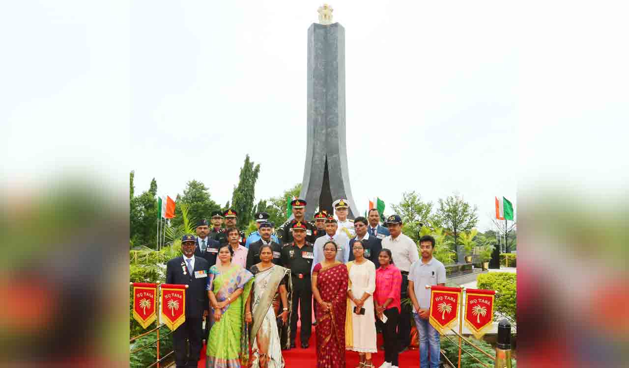 Kargil Vijay Diwas celebrations at Veerula Sainik Smarak
