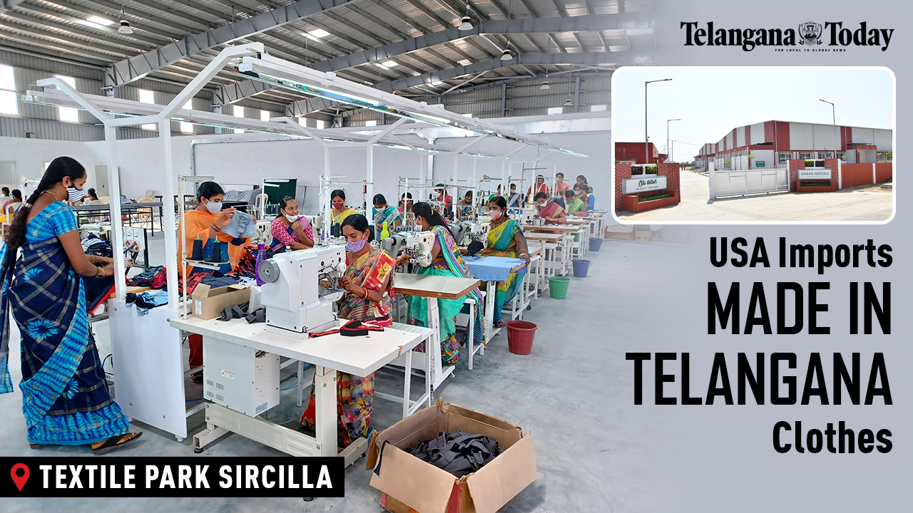 ‘Made In Telangana’ Clothes: Apparel From Sircilla To America | Sircilla Textile Park