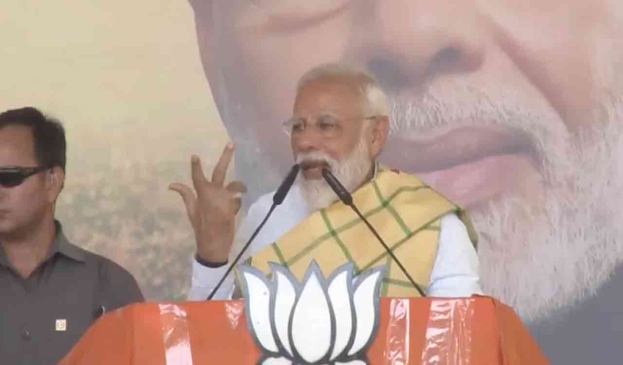 PM Modi keeps mum on promises, tries to deflect blame on Telangana