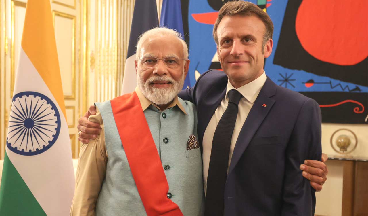 Modi becomes first Indian PM to receive France’s highest award ...