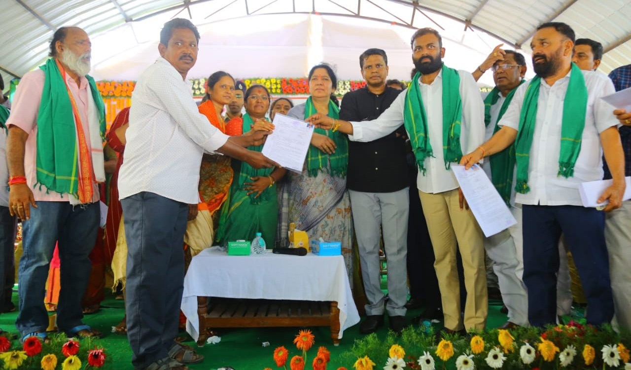 38 surrendered Naxalites get houses sites in Mulugu