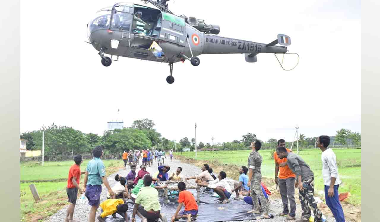 HP: IAF conducts relief operation; over 11,000 kg relief material distributed, 4 patients evacuated