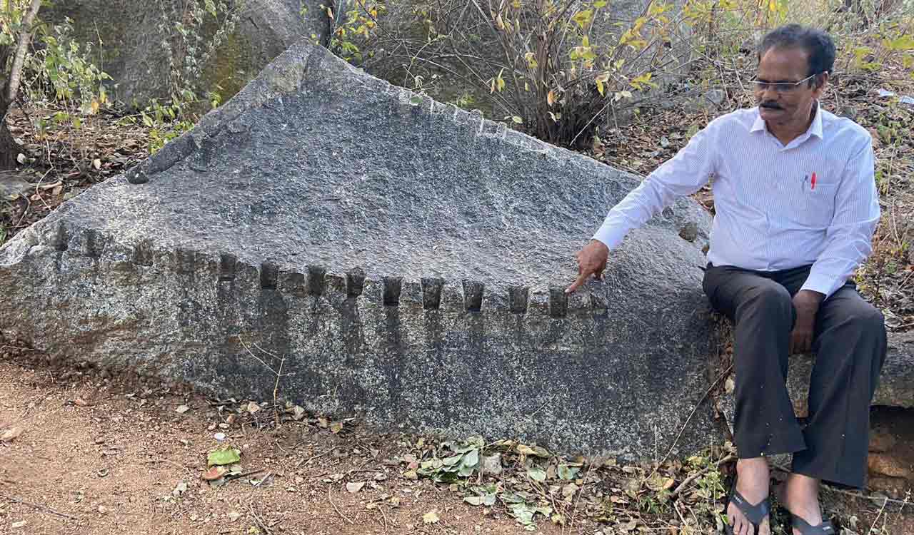 Archaeologists find 12th Century stone quarries in Nagarkurnool