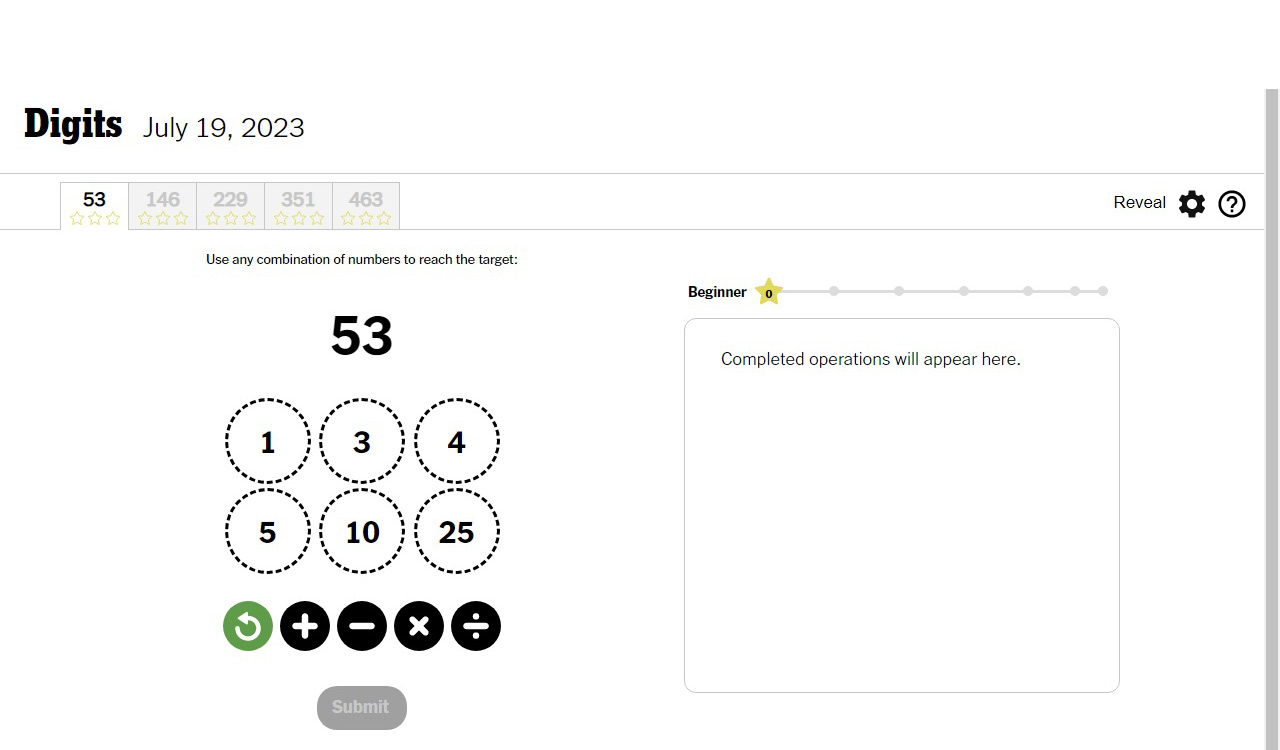 New York Times decides to discontinue its Math-based puzzle game, Digits