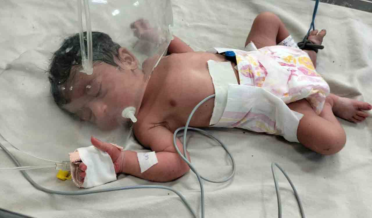 Newborn found abandoned in Sangareddy