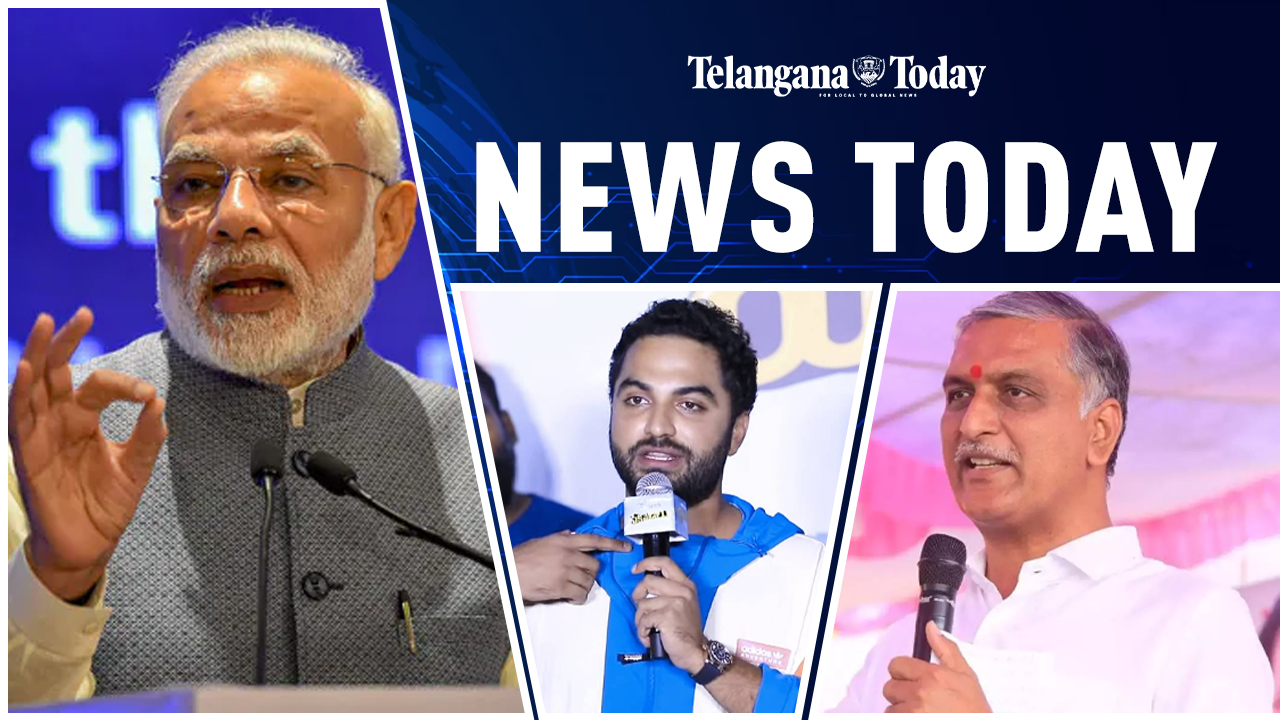 News Today:PM Modi About Third Term, Dry Day In Telangana, Vishwak Sen About Baby, And Others