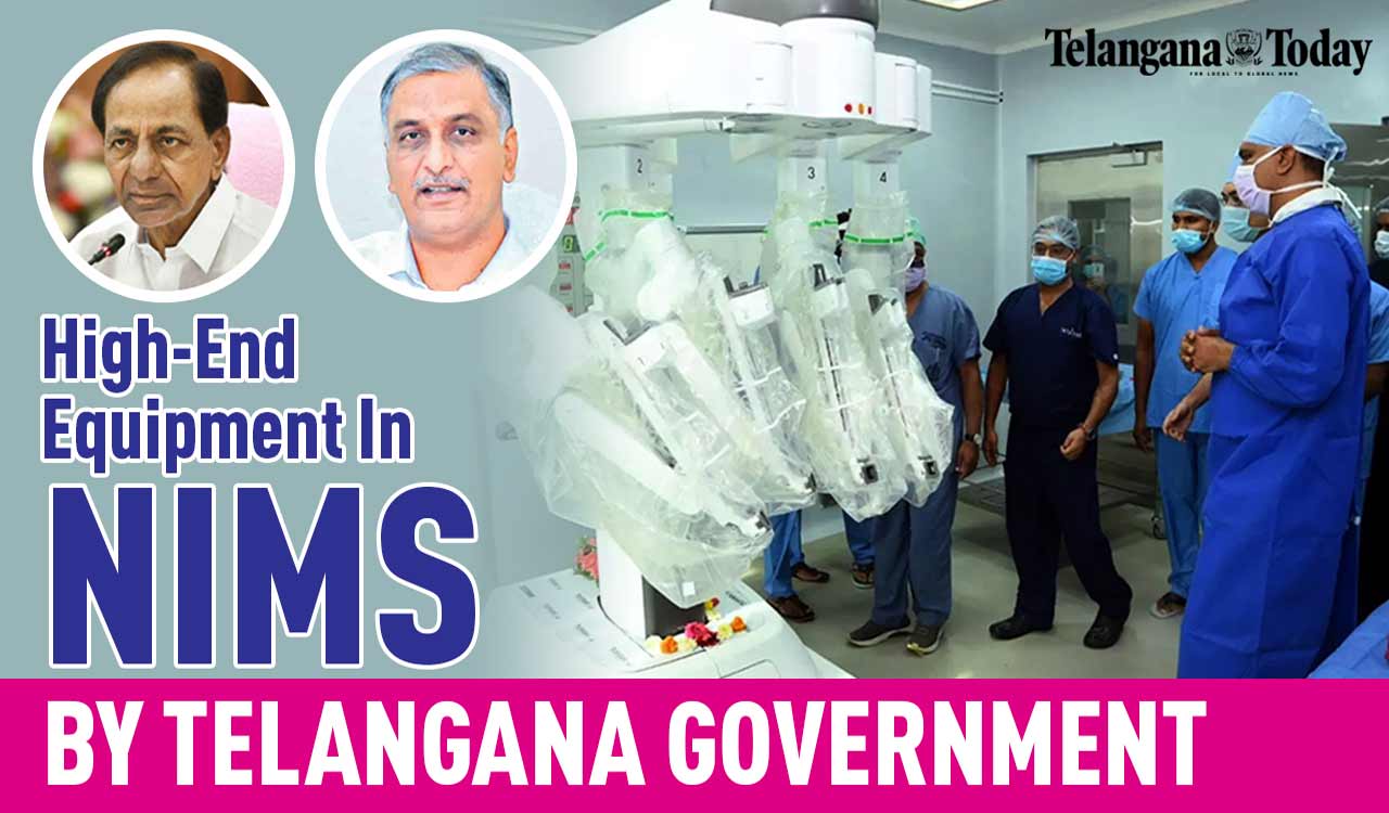 Robotic Surgeries Now In NIMS Hyderabad | Robotic Surgical System | Telangana Government