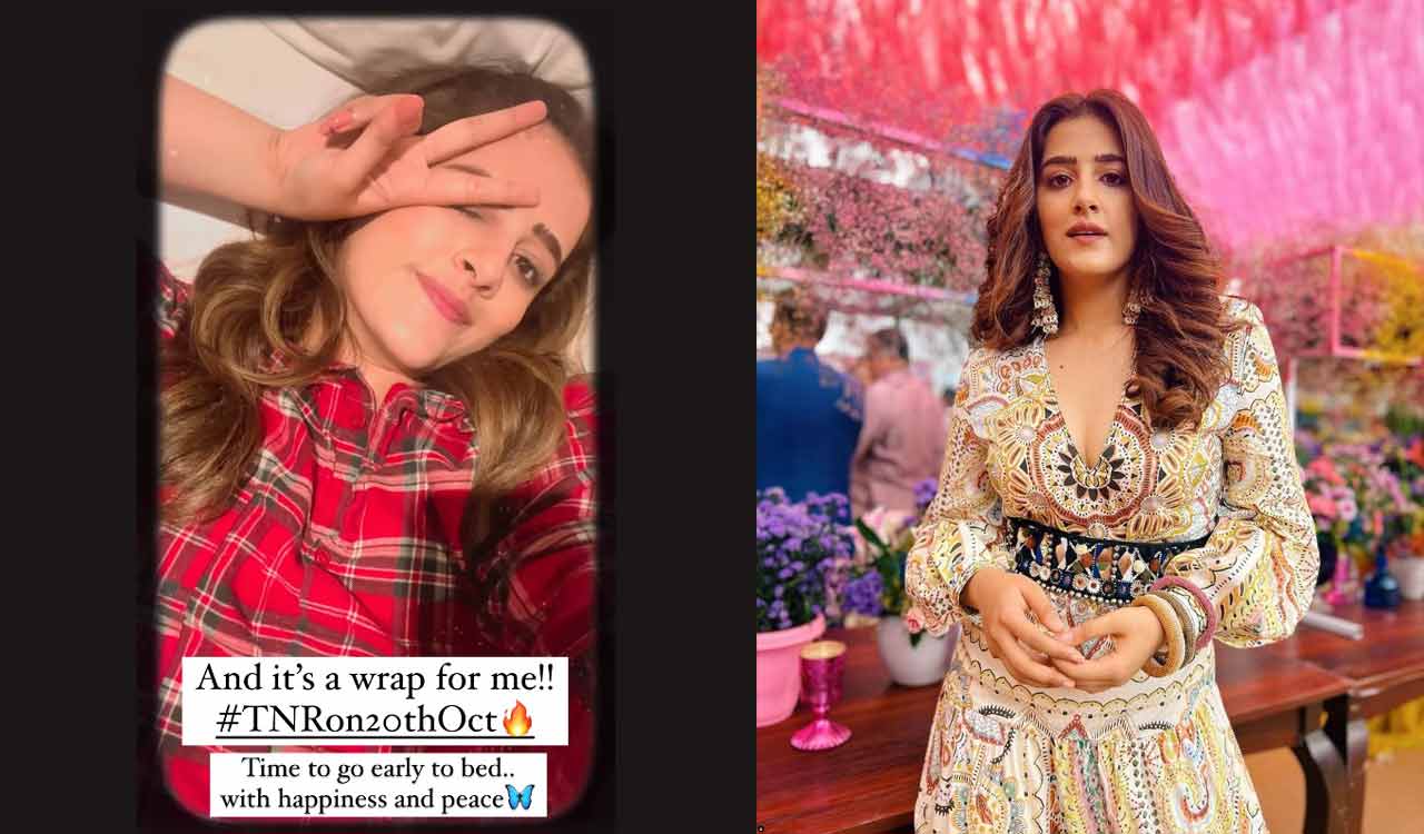 Nupur Sanon completes shooting schedule for Ravi Teja’s ‘Tiger Nageswara Rao’