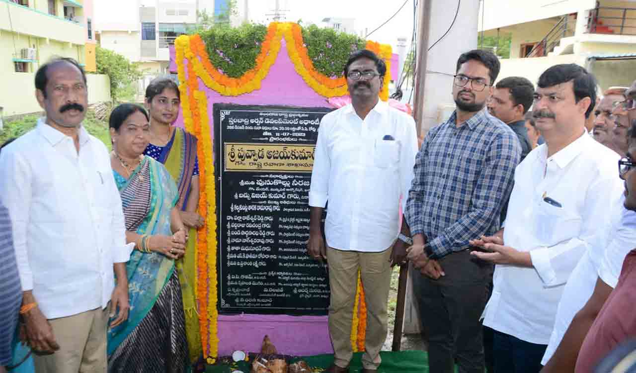 1100 km of roads laid in Khammam city: Puvvada