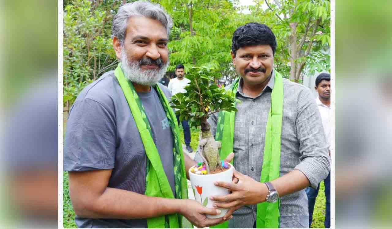 Director Rajamouli’s farm house becomes safe haven for 20 relocated trees
