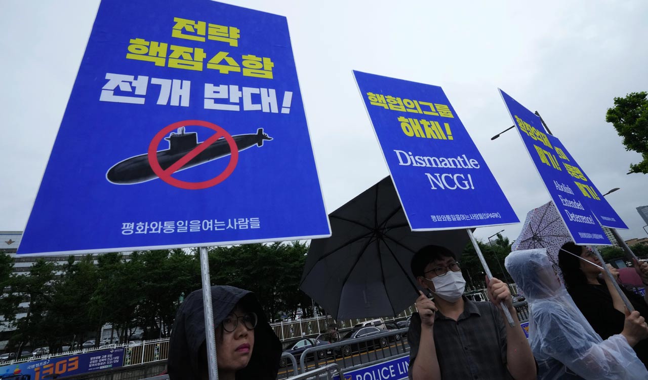 United States deploys nuclear-armed submarine to South Korea