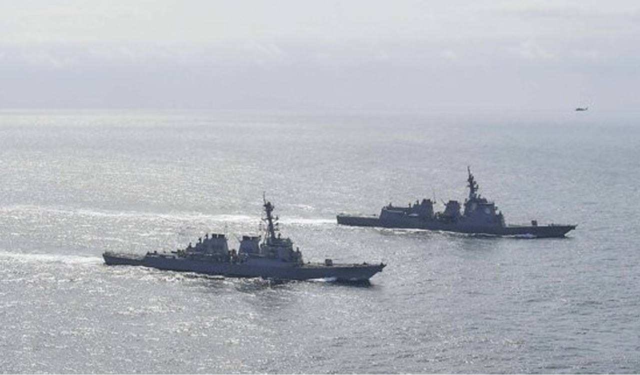 Joint missile Defense drills conducted by South Korea, US, and Japan in ...