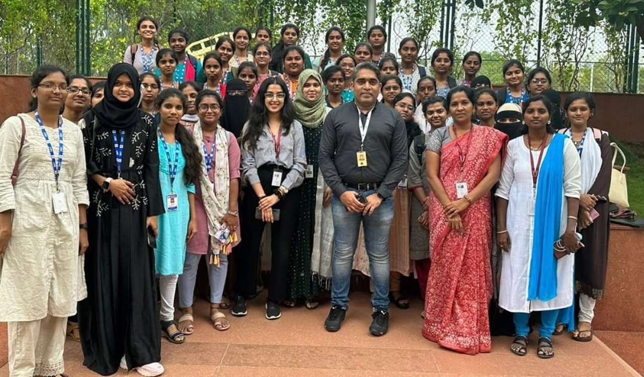 SBIT students visit Infosys campus in Hyderabad