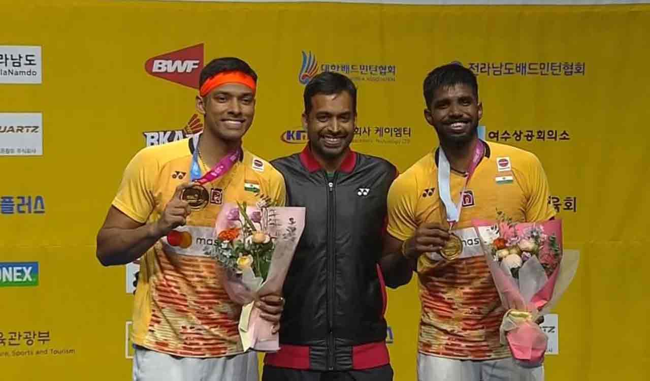 Indian pair Satwik-Chirag wins Korea Open title