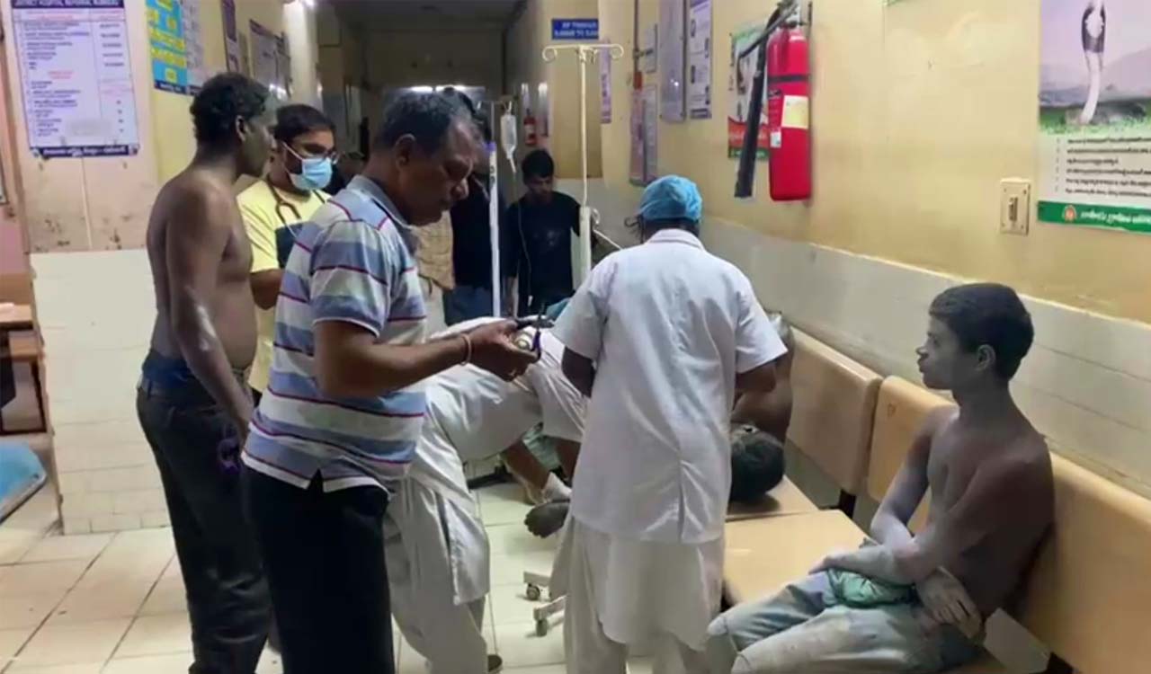 Shadnagar: 14 injured after reactor explodes in colour making company