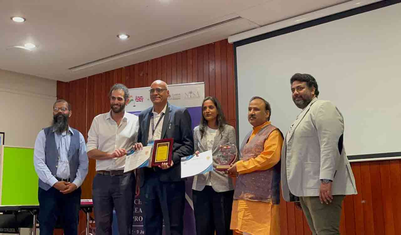 Karimnagar: Paramita schools receives int’l award