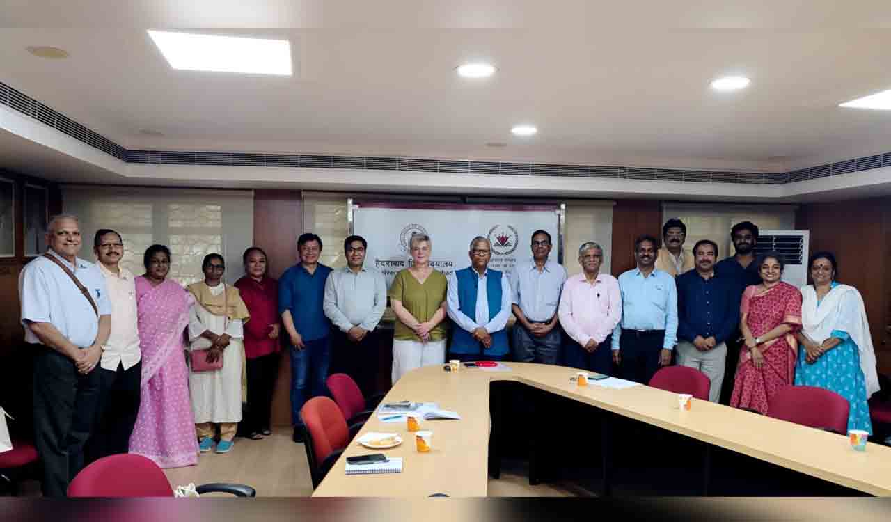 University of Gottingen team visits University of Hyderabad