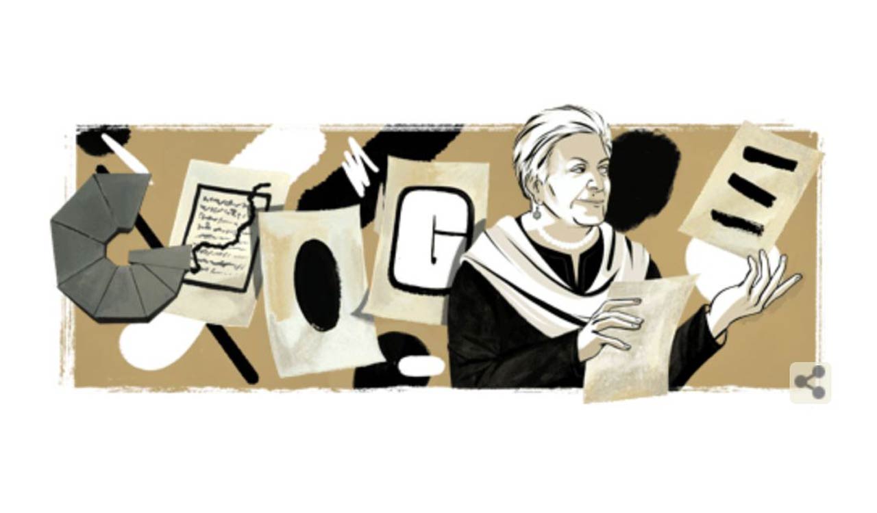 Google doodle celebrates Indian-American artist Zarina Hashmi’s 86th birthday