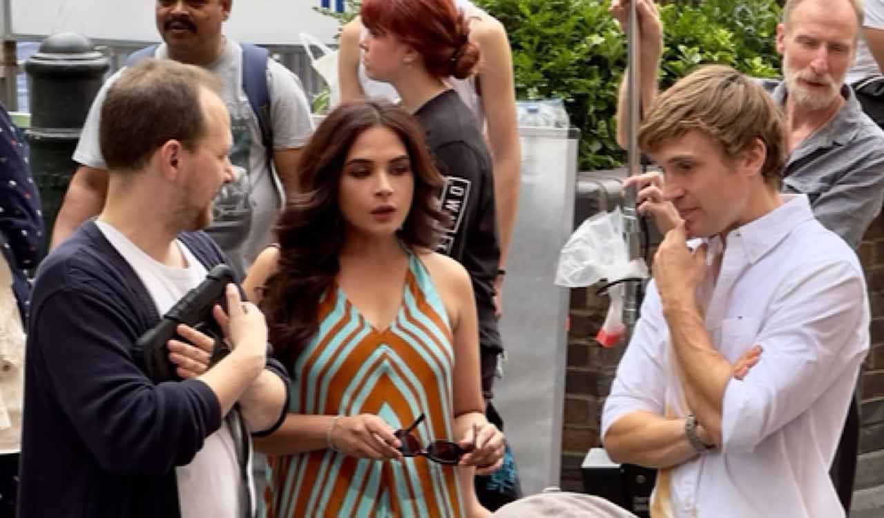 Richa Chadha and William Moseley spotted shooting ‘Aaina’ on the streets of London
