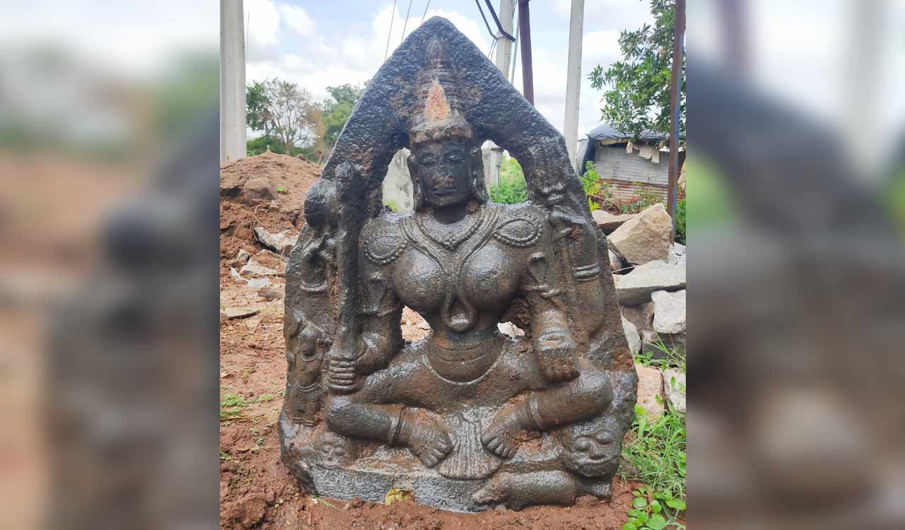 13th Century AD Marakamma idol identified in Siddipet village