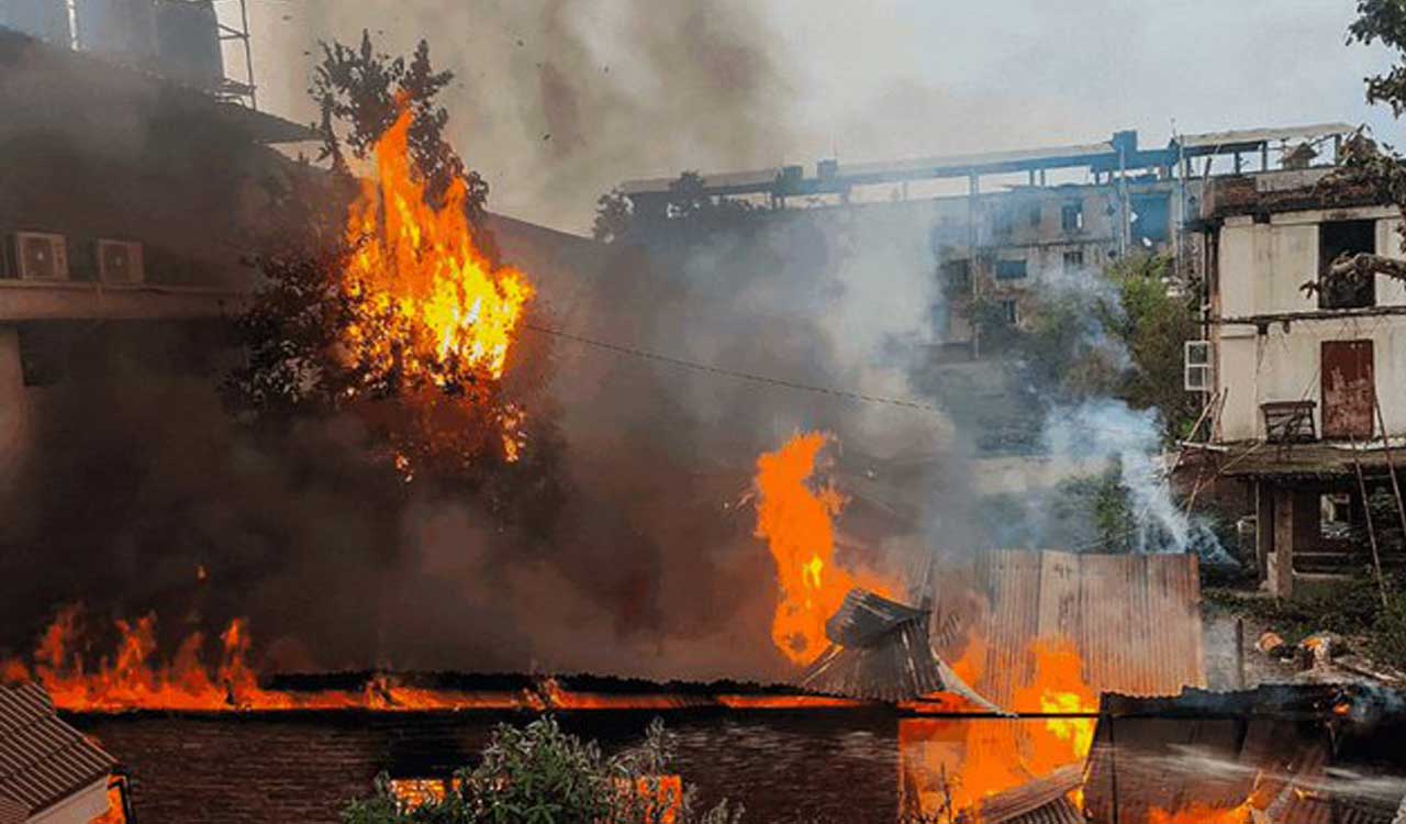 Violence erupts in Manipur as mob sets fire to IRB personnel’s house 