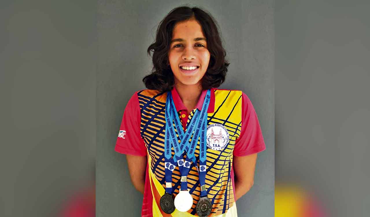 Hyderabad’s Vritti Agarwal named in Indian swimming squad for Asian Games
