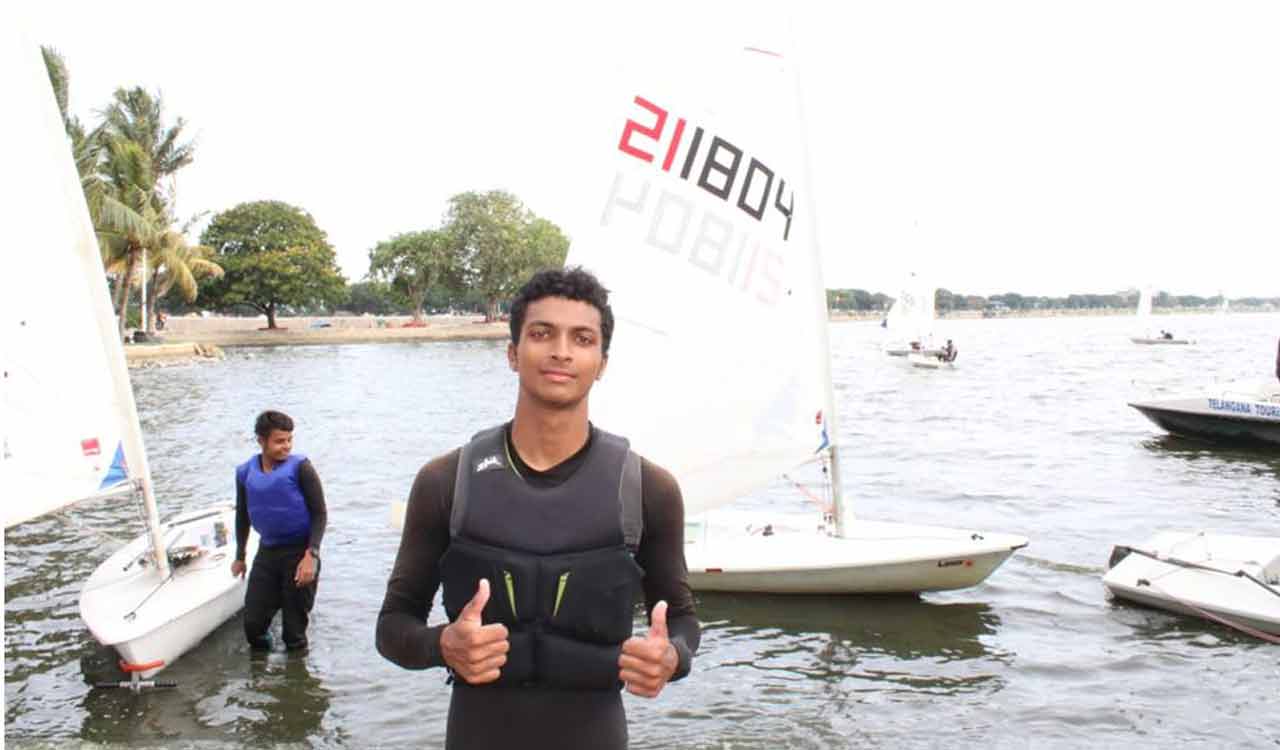 Twin victories for Adhvait at Hyderabad Sailing Week