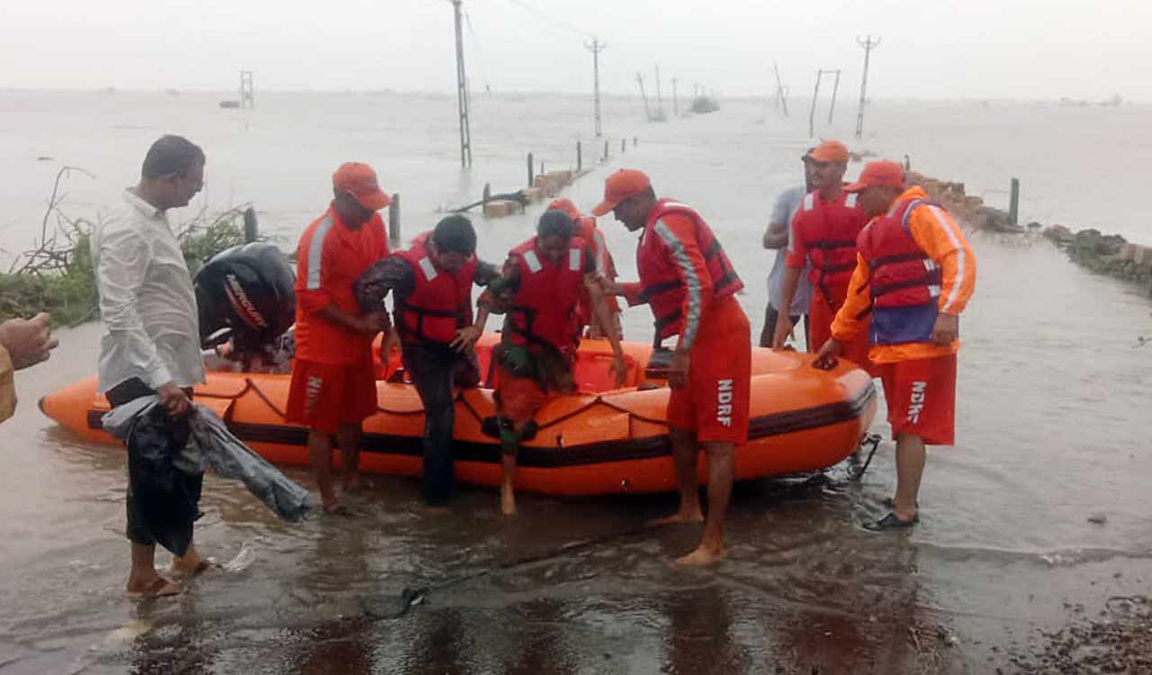 Gujarat monsoon fury: NDRF rescues 3 people including pregnant woman in Mocha