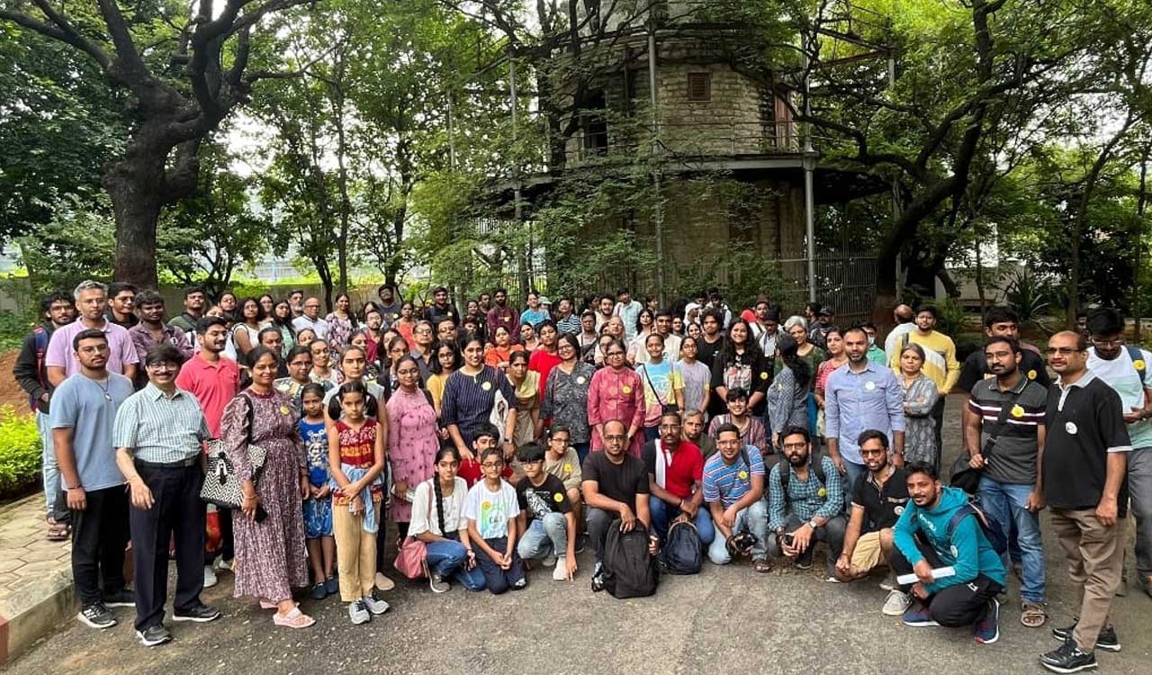 History, art enthusiasts gather at Nizamia Observatory to celebrate Hyderabad’s rich heritage