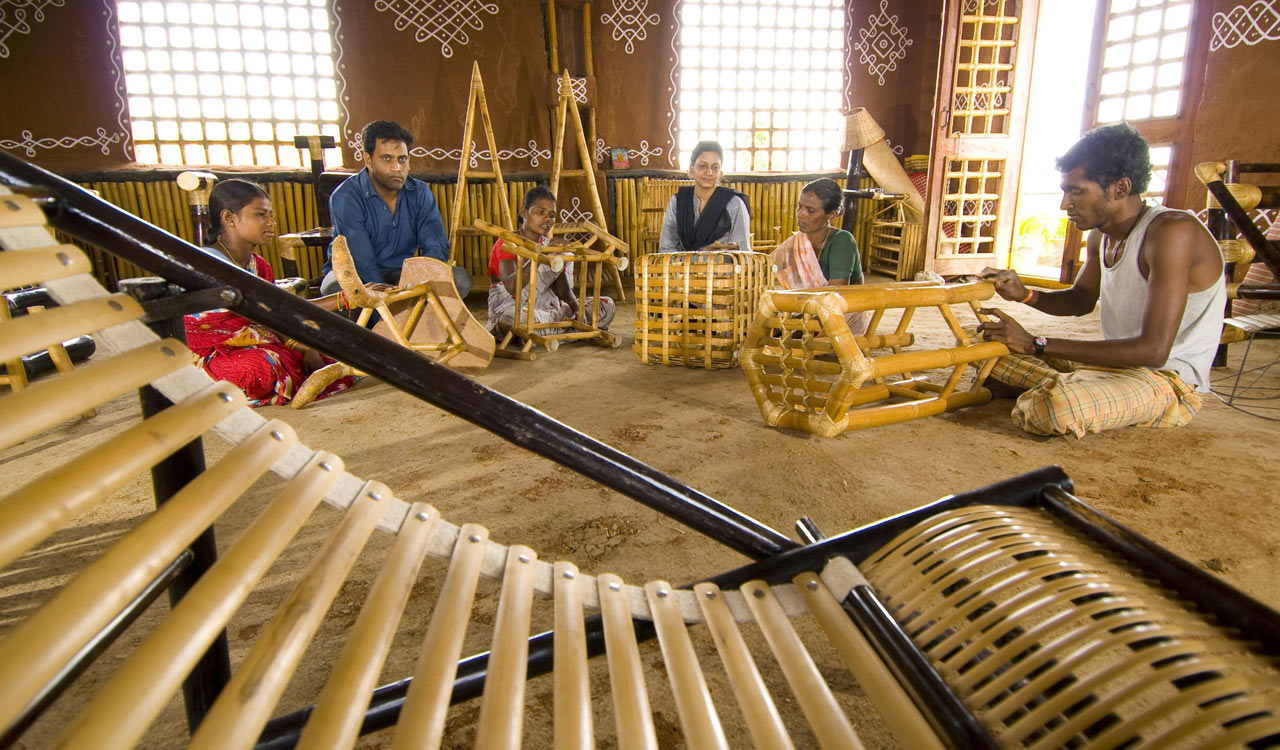This Hyderabad couple makes houses out of bamboo and plastic