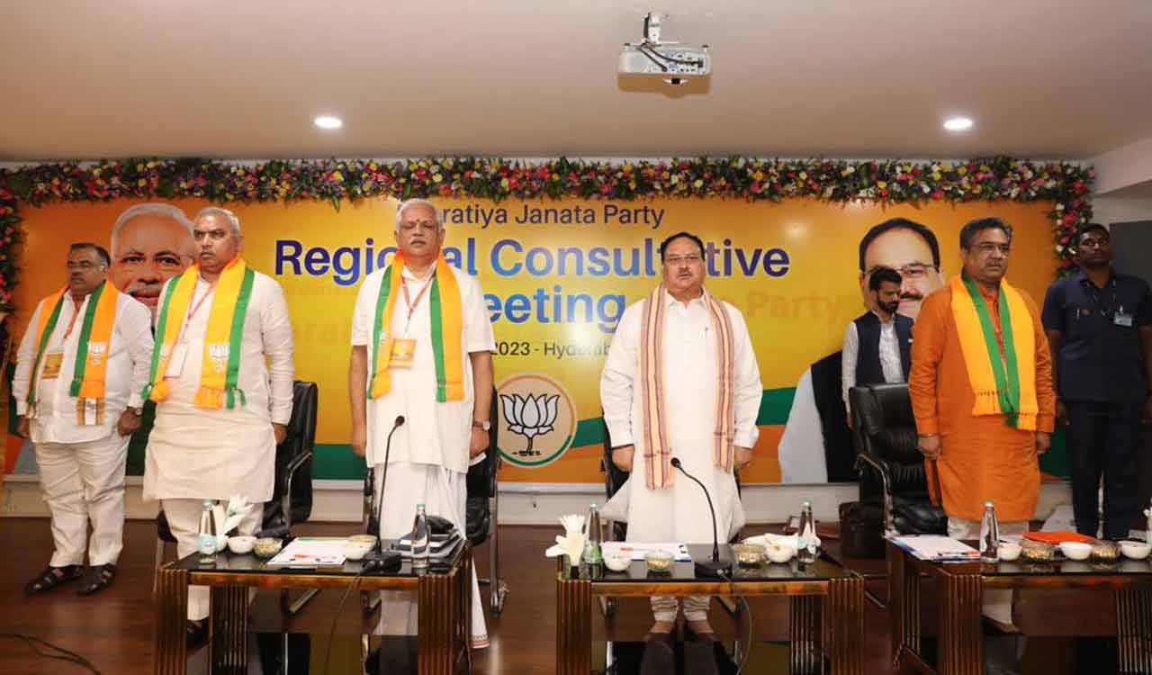 Nadda asks Telangana BJP leaders to pull up socks